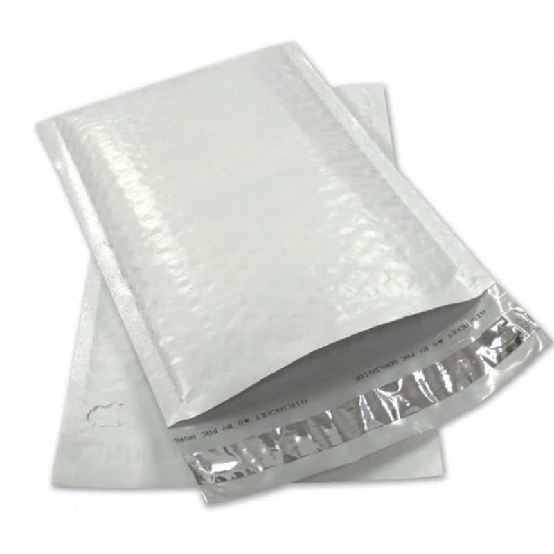 SALES4LESS #2 Poly Bubble Mailers 8.5x12 Inches Shipping Padded Envelopes Self Seal Waterproof Cushioned Mailer 10 Pack, PBMVR_8.5X12-10,White - Image 1